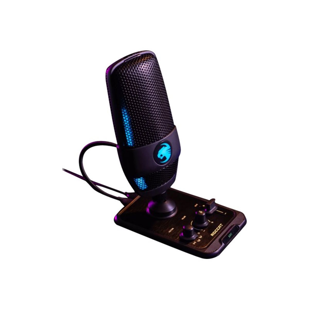 ROCCAT Torch Mikrofon Kabling Whisper Stereo Kardioide Sort