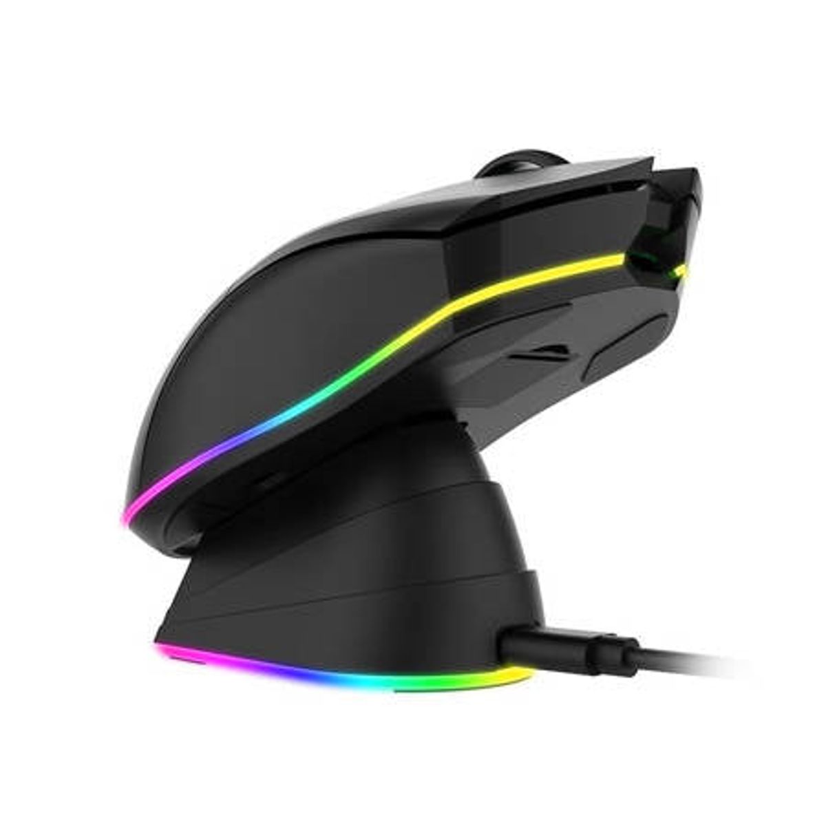 Trådløs gaming mouse + charging dock Dareu EM901X 2.4G (sort)