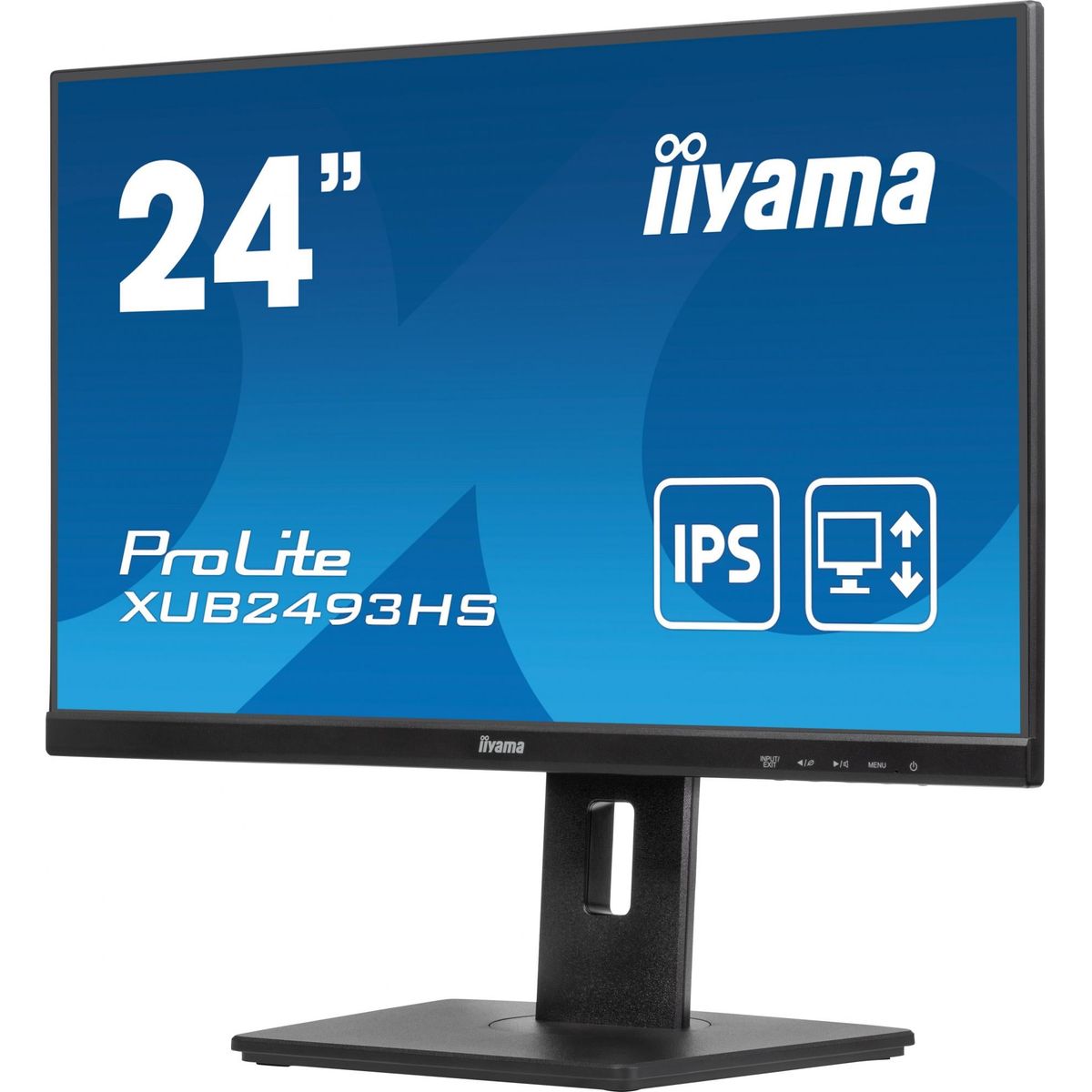 iiyama ProLite XUB2493HS-B6 24 1920 x 1080 (Full HD) HDMI DisplayPort 100Hz Pivot Skærm