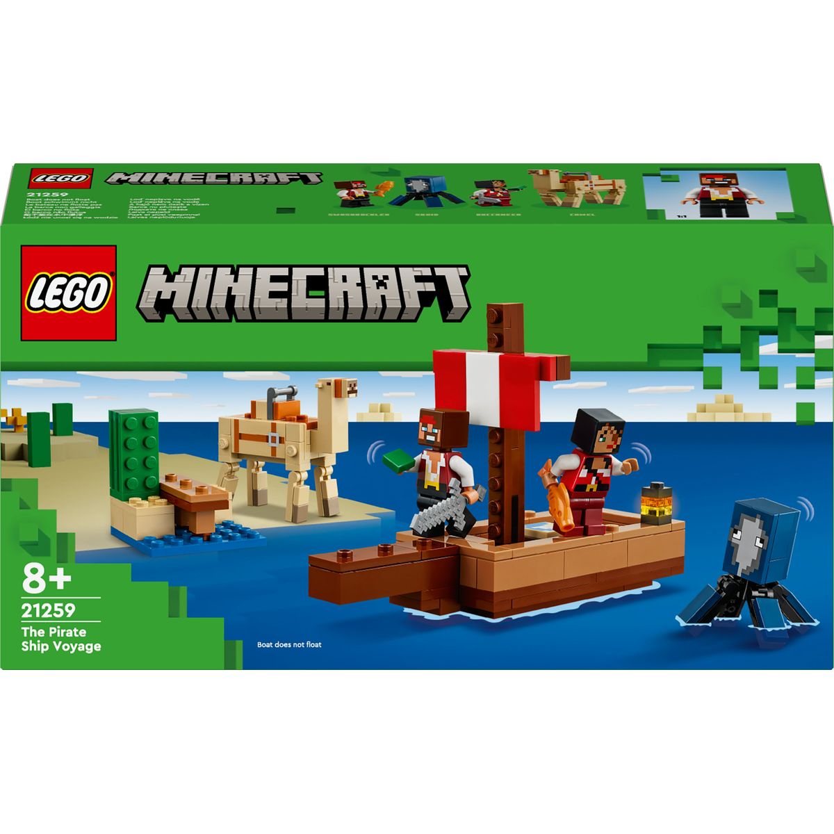 LEGO Minecraft - Piratskibets Rejse (21259)