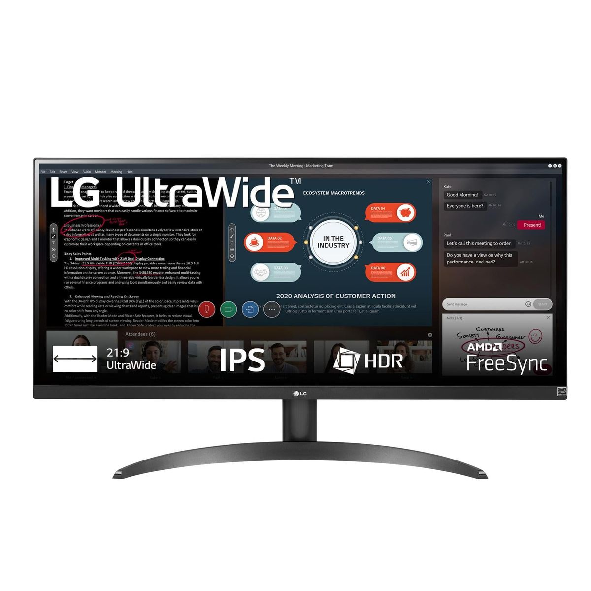 LG 29WP500-B 29 2560 x 1080 (UltraWide) HDMI 75Hz