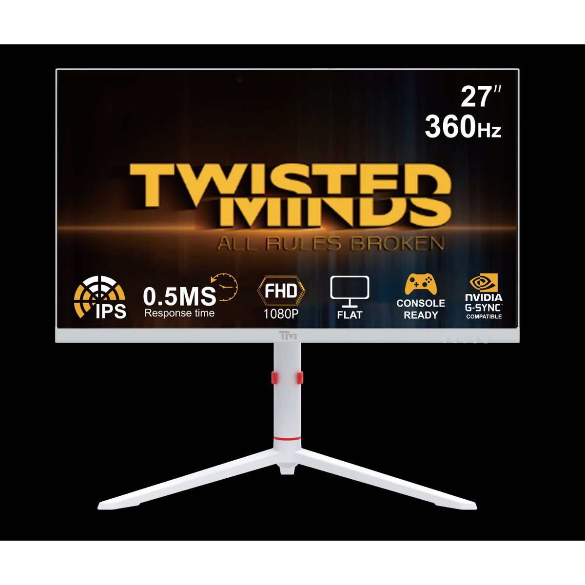 TWISTED MINDS ARTIC PRO SERIES 27" FHD - 360HZ - WHITE