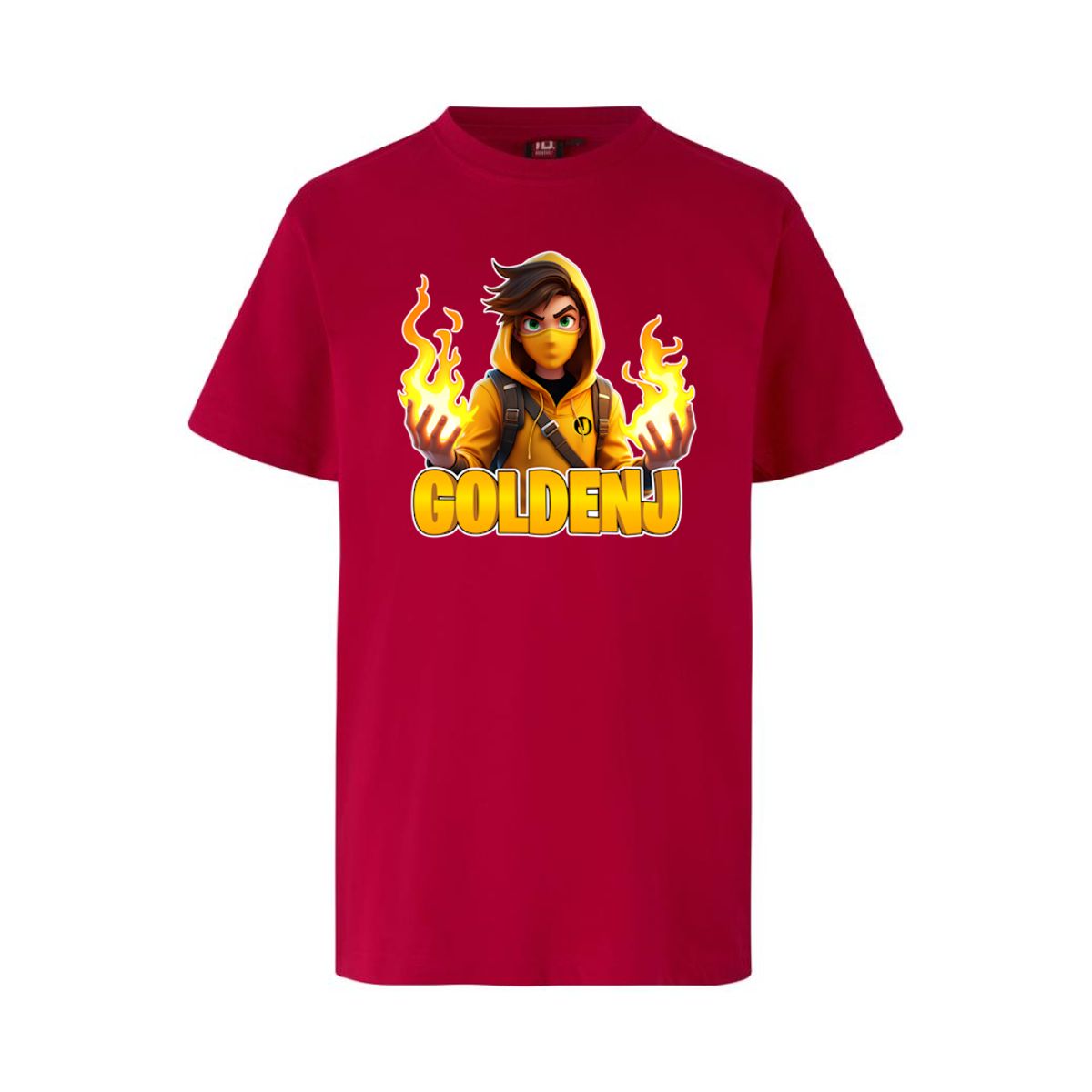 GoldenJ Flamme Tee - Rød | 4-6