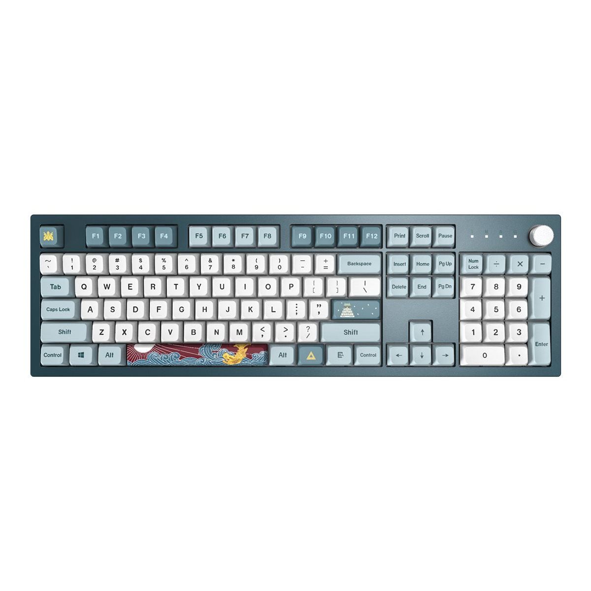 Montech MKey Fullsize Freedom - Gateron G Pro 2.0 Brown - Blue/White