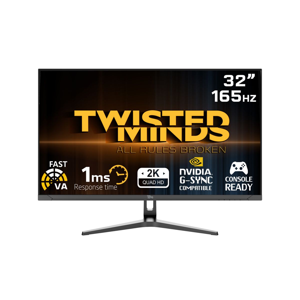 TWISTED MINDS FLAT GAMING MONITOR 32 QHD - 165HZ