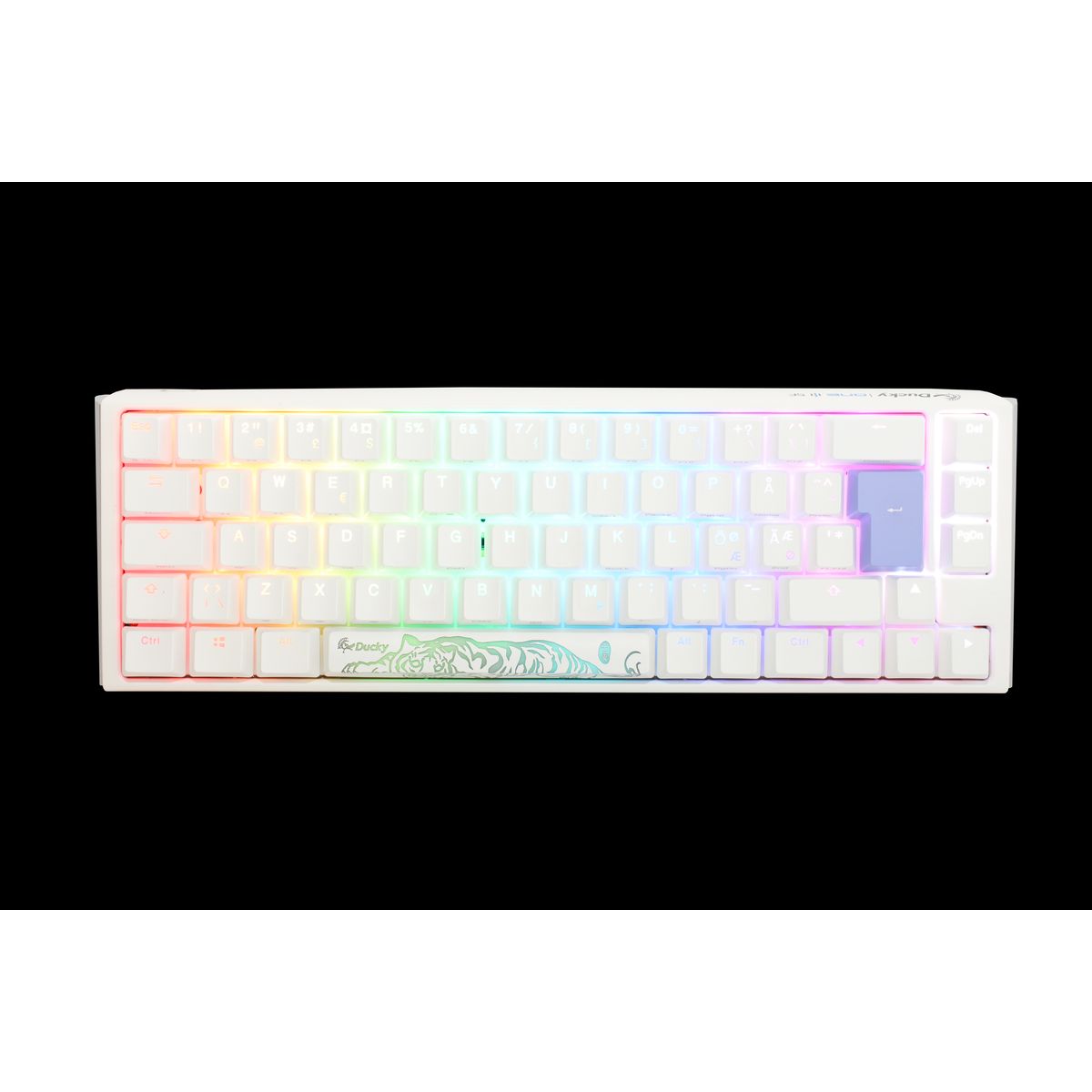 Ducky One 3 - Classic Pure White Nordic - SF 65% - Cherry Silver