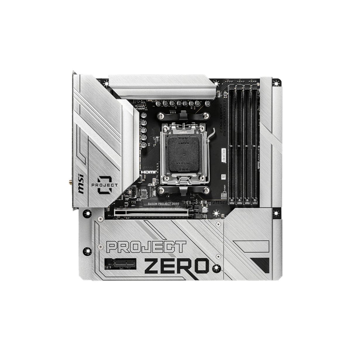 MSI B650M PROJECT ZERO - Socket AM5 - motherboard