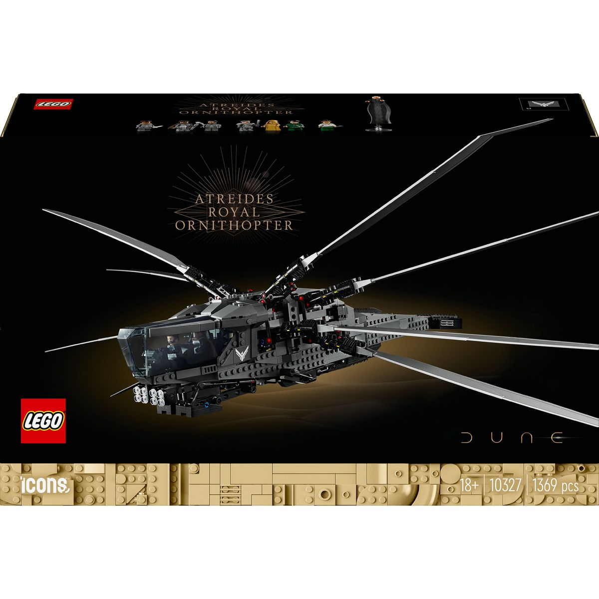 LEGO 10327 Icons Dune Atreides Royal Ornithopter