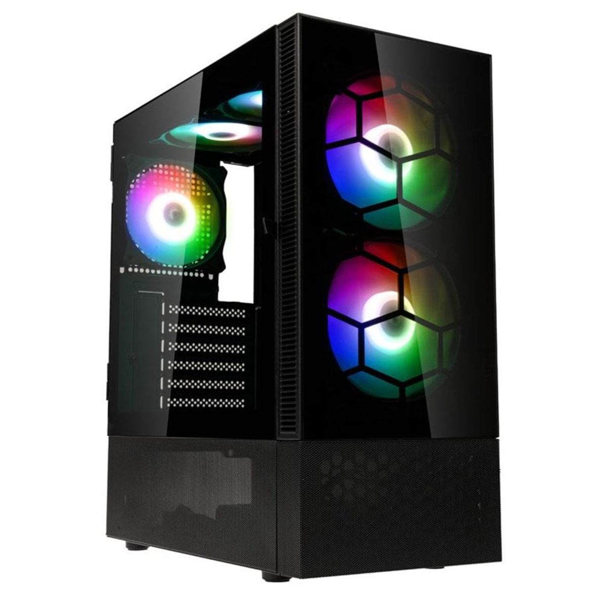 Kolink Observatory MX Glass ARGB Midi Tower Case - Black