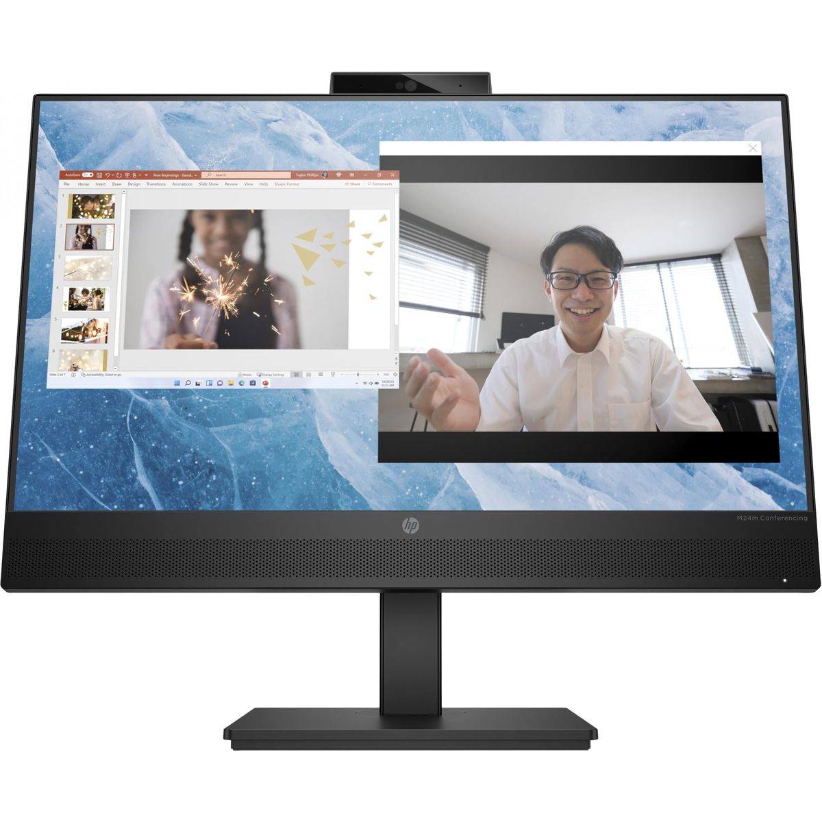 HP M24m Conferencing Monitor 24 1920 x 1080 (Full HD) HDMI DisplayPort USB-C 75Hz