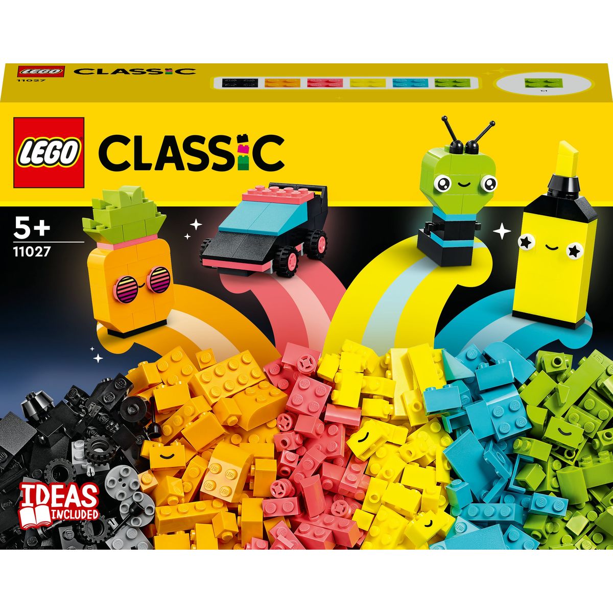 LEGO 11027 Classic Neon Kreativt Byggesæt