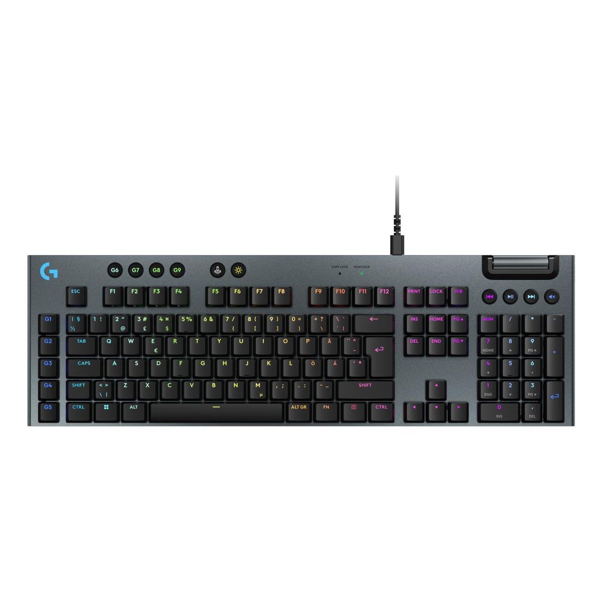 Logitech - G915 X Low-Profle Wired Gaming Keyboard