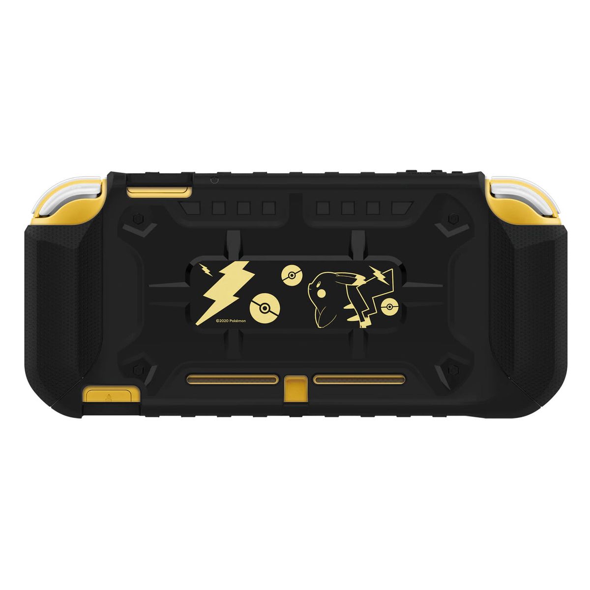 HORI Switch Lite Hybrid System Armor - Pokémon Pikachu Black & Gold