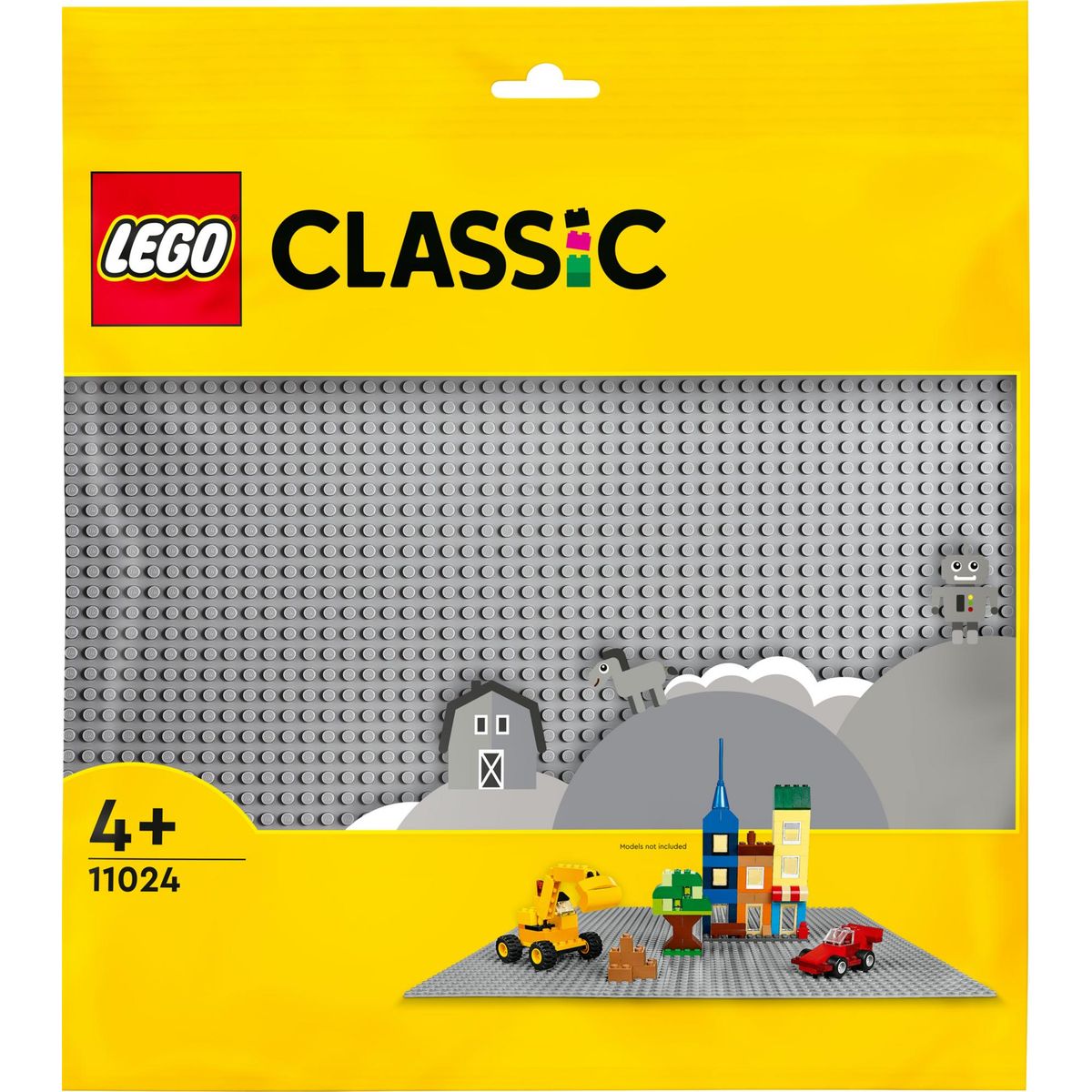 LEGO Classic - Grå Basisplade (11024)