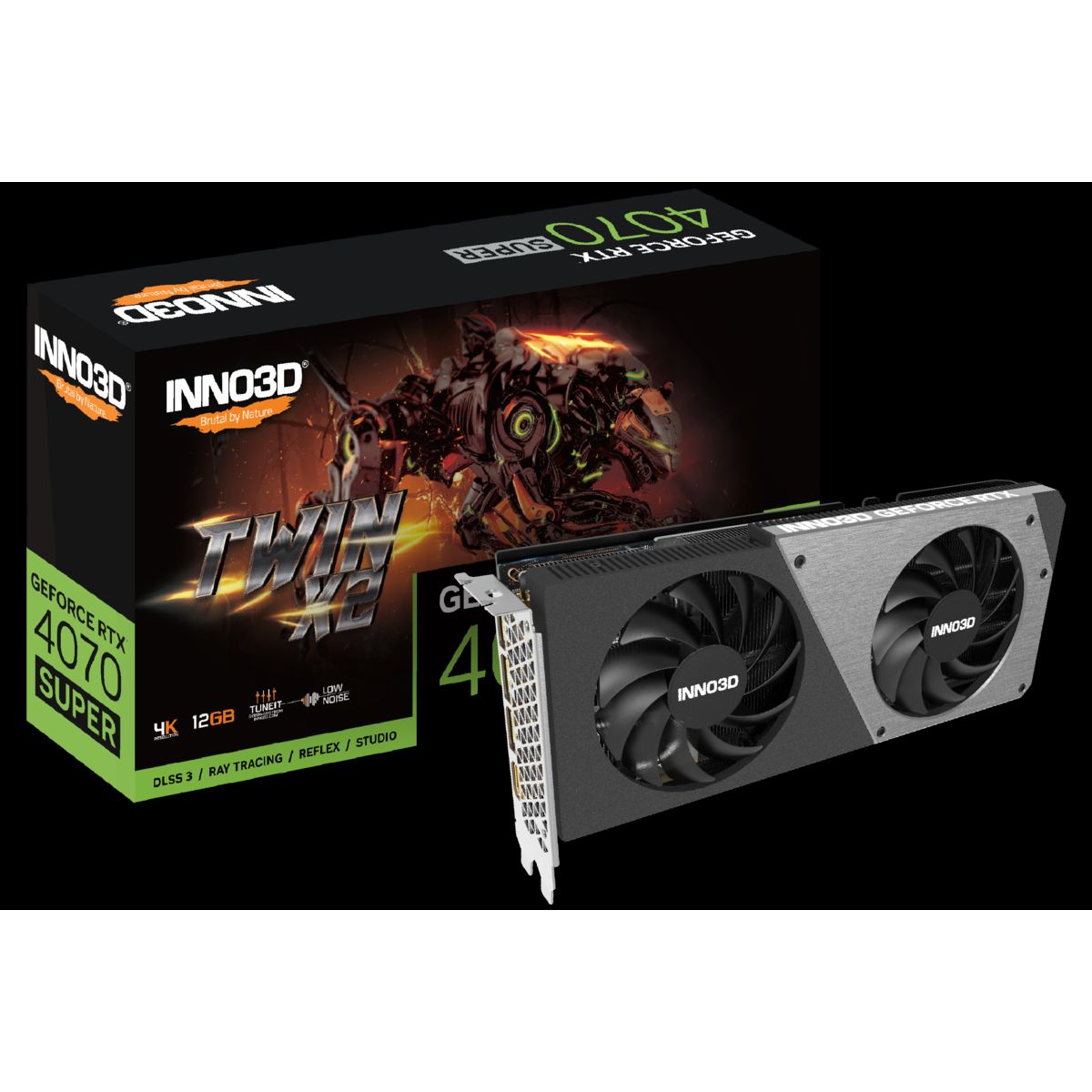 Inno3D GeForce RTX 4070 SUPER Twin X2 12GB