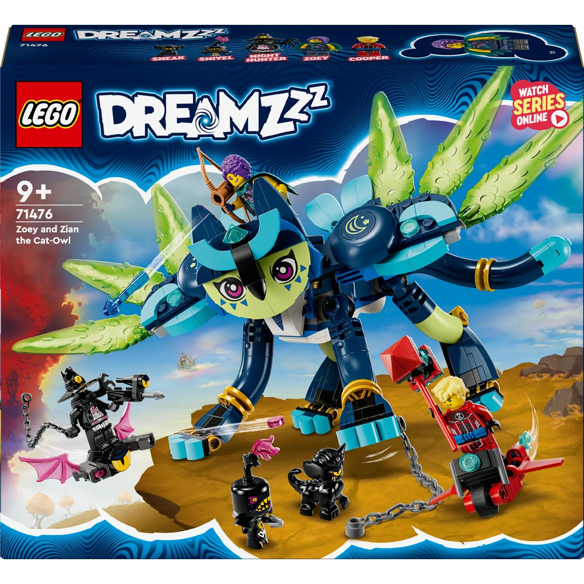 LEGO 71476 DREAMZzz Zoey and Zian kat uglen