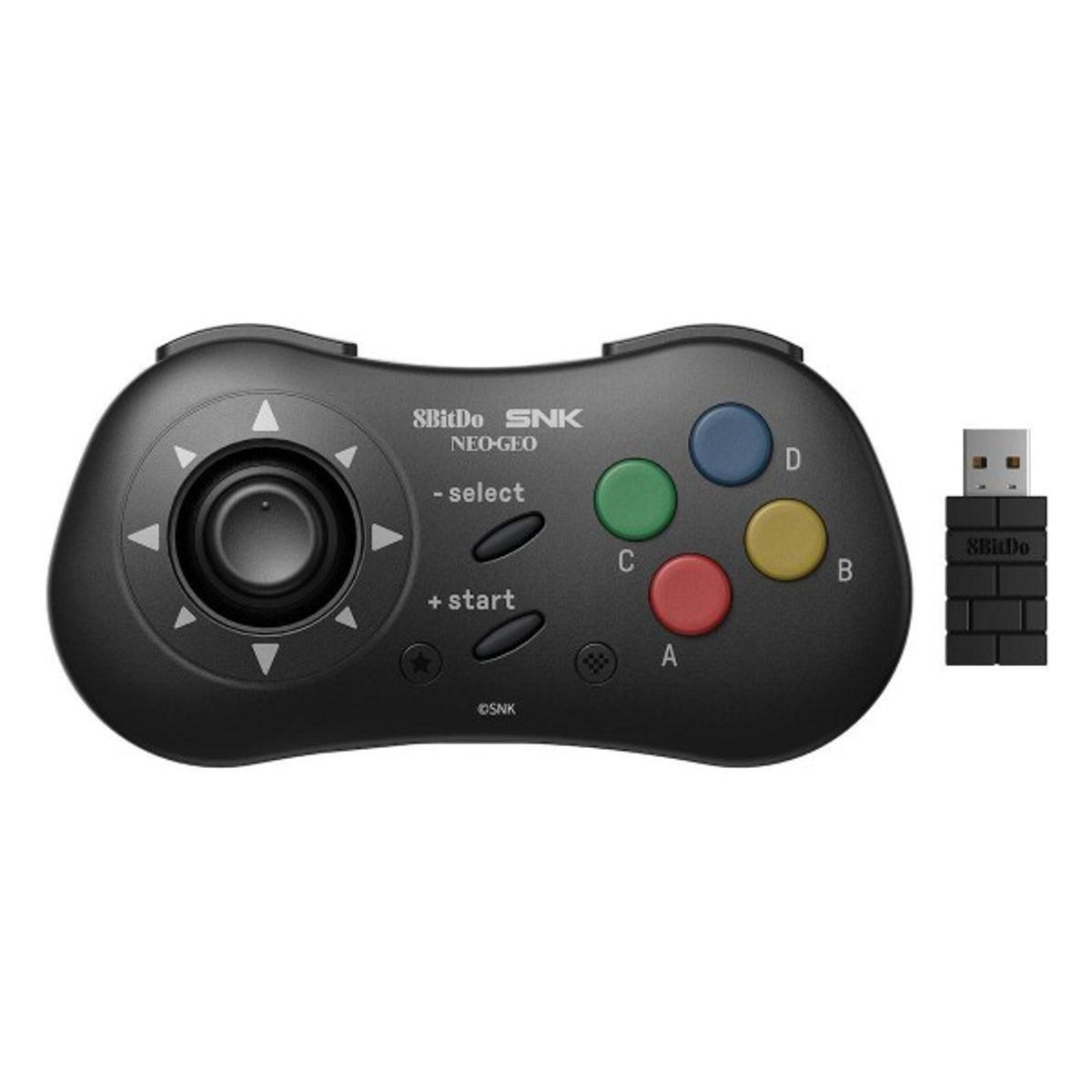 8BitDo NEOGEO Trådløs Pad - Sort