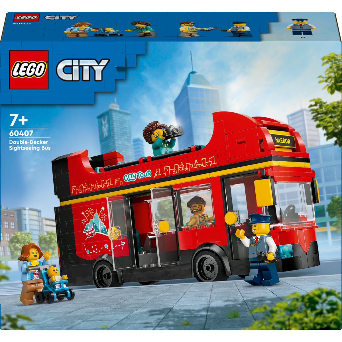 LEGO City - Red Dobbeltdækker Sightseeing Bus (60407)