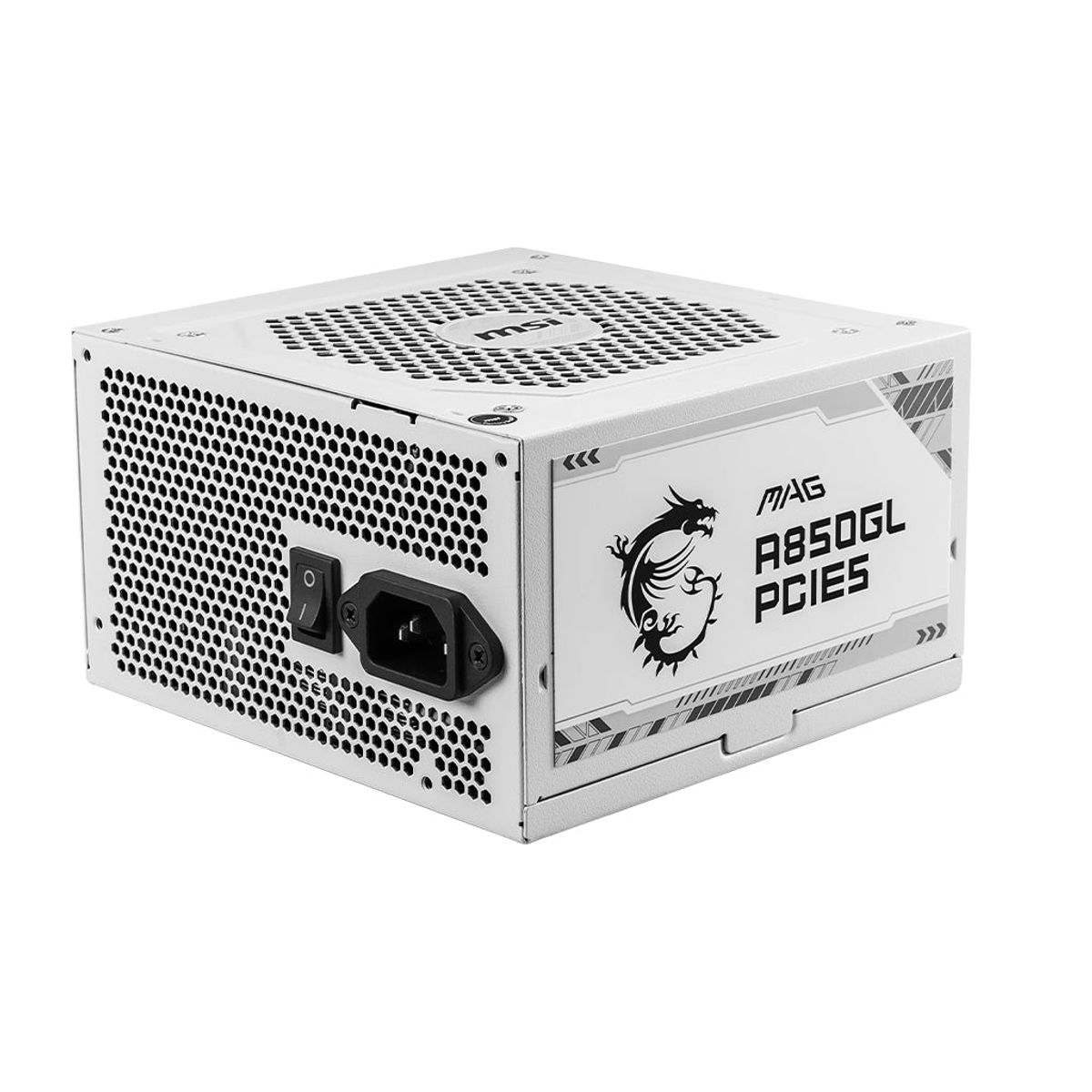 MSI MAG A850GL PCIE5 WHITE Strømforsyning 850Watt