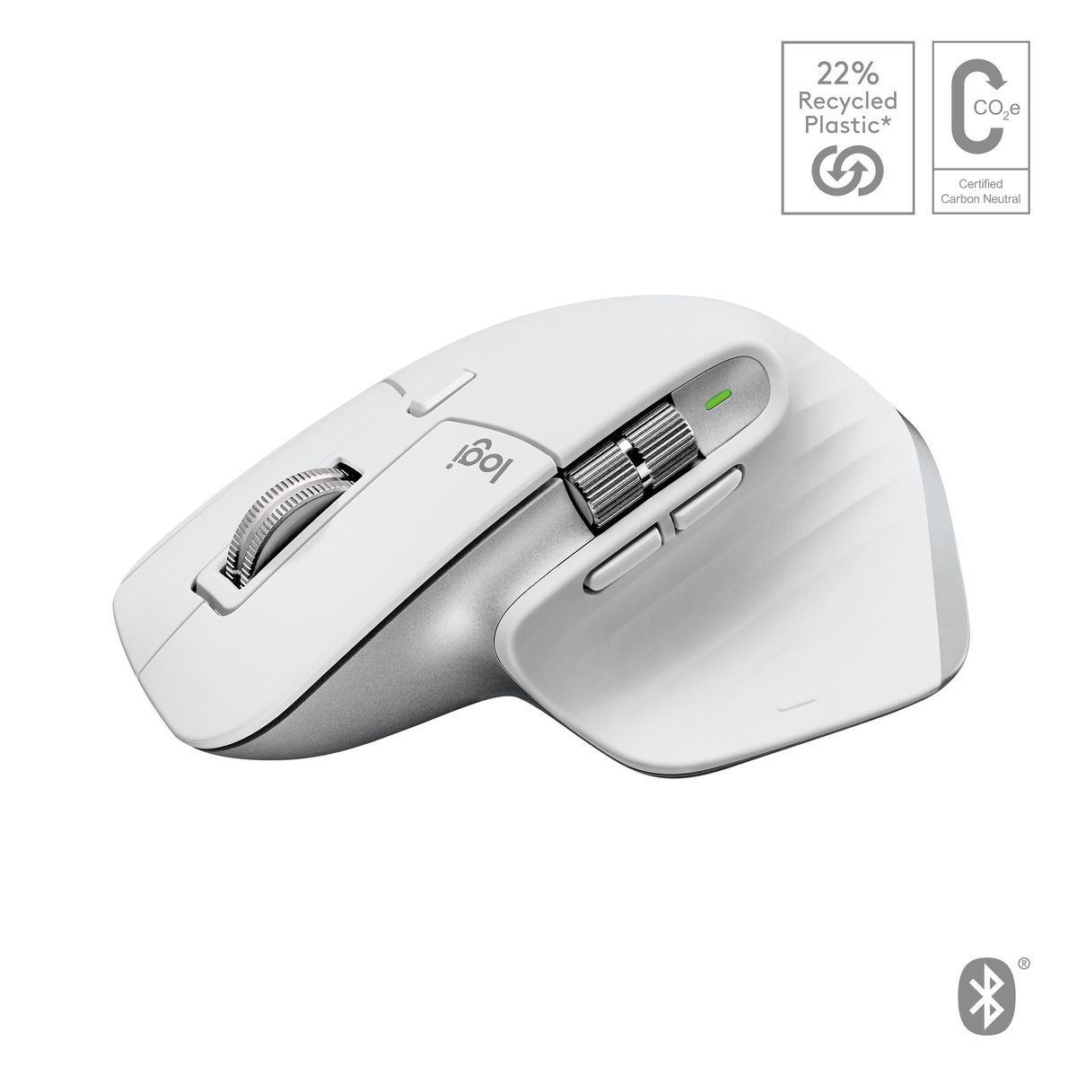 Logitech - MX Master 3S Til Mac Performance Trådløs Mus - PALE GREY