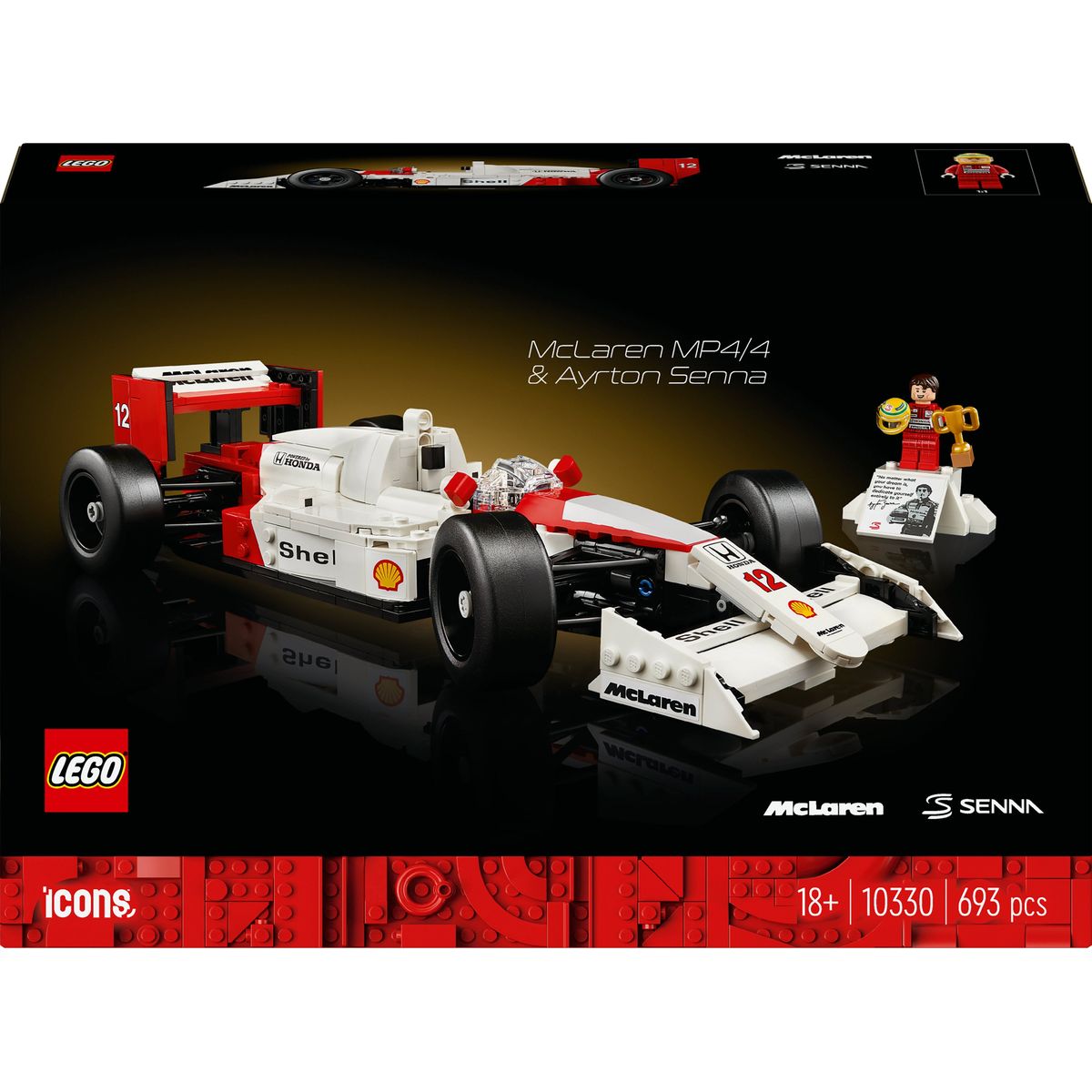 LEGO 10330 Icons McLaren MP4/4 & Ayrton Senna