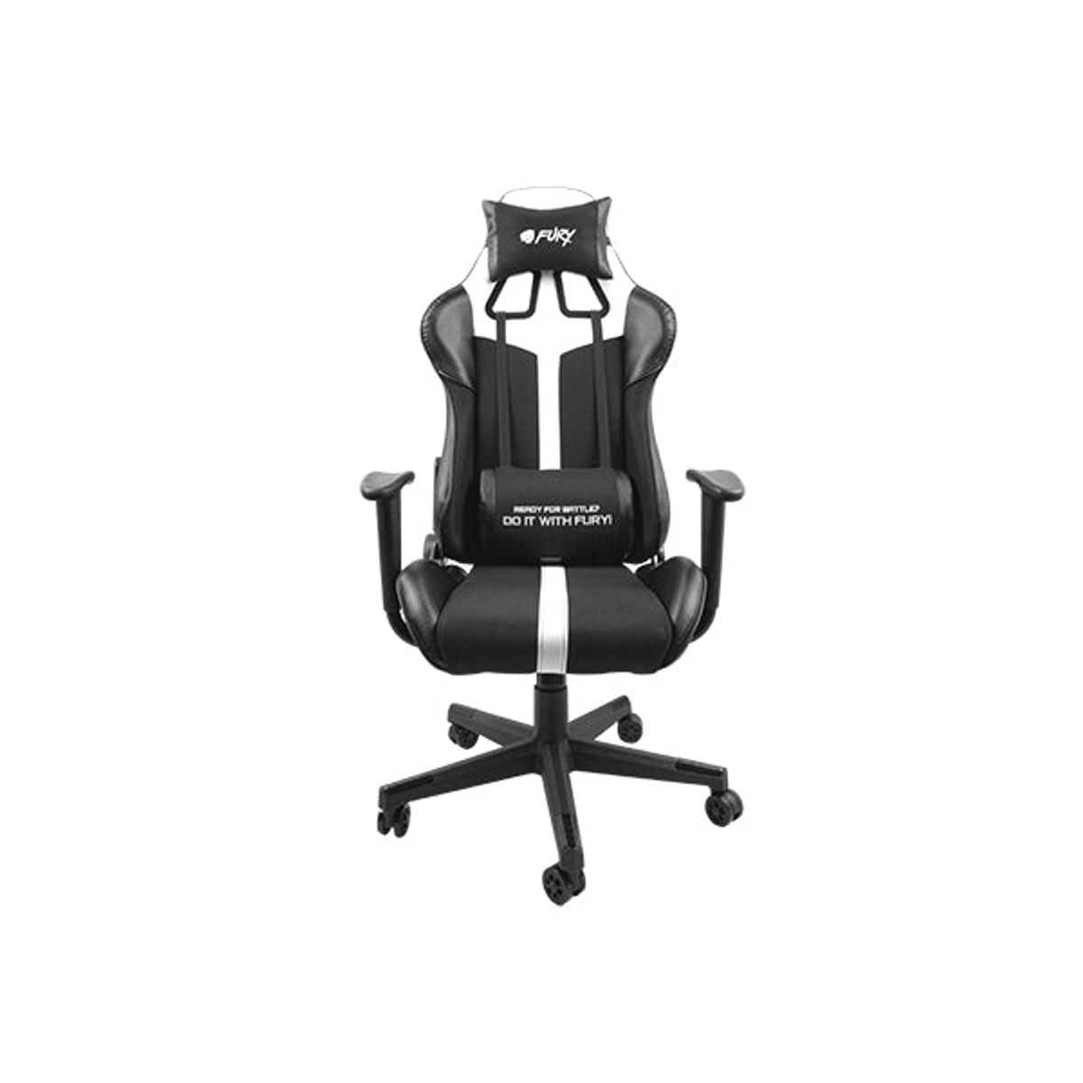 Fury Avenger XL Gamer Stol Sort Hvid