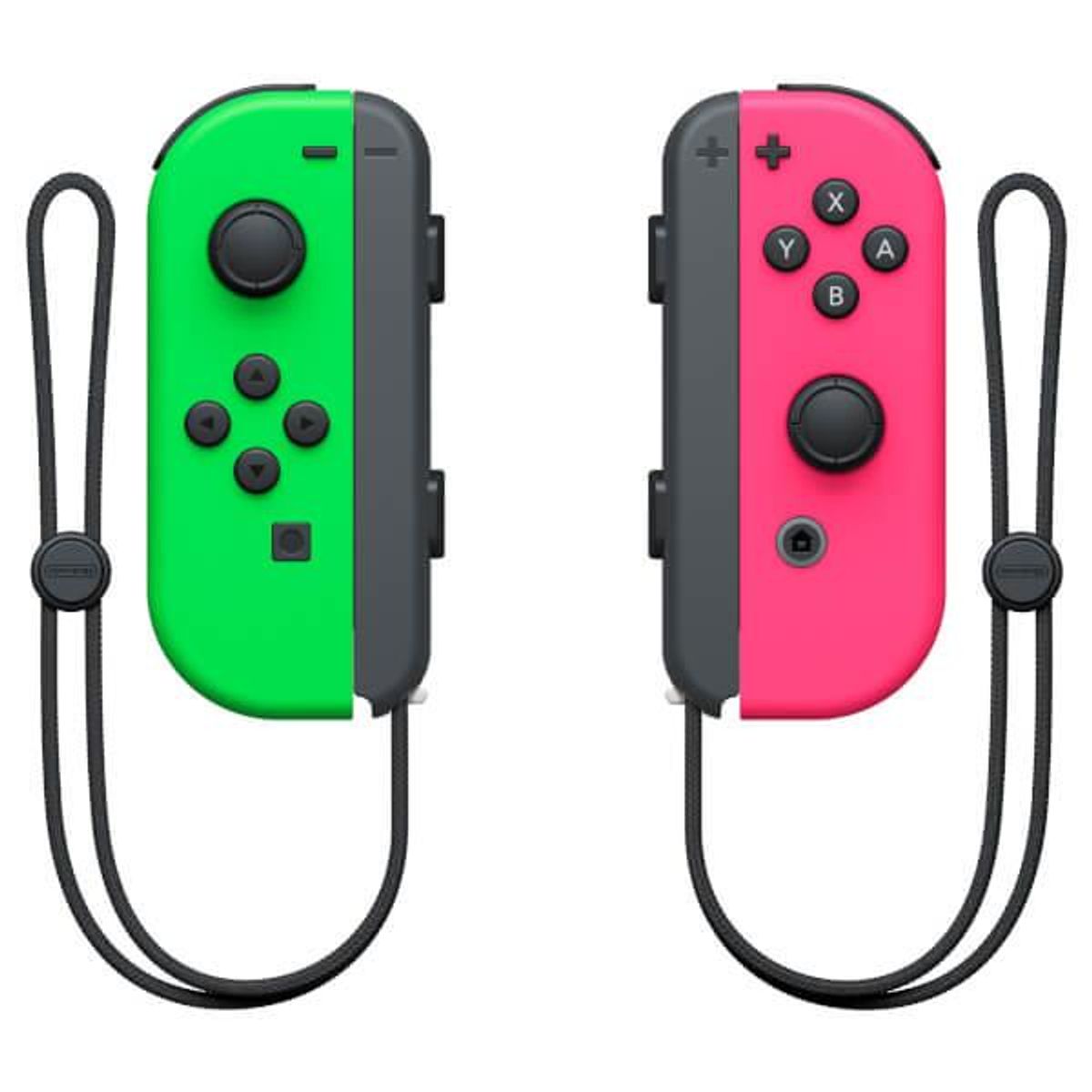 Nintendo Switch Joy-Con Controller Pair - Neon Grøn/ Neon Pink (L + R)