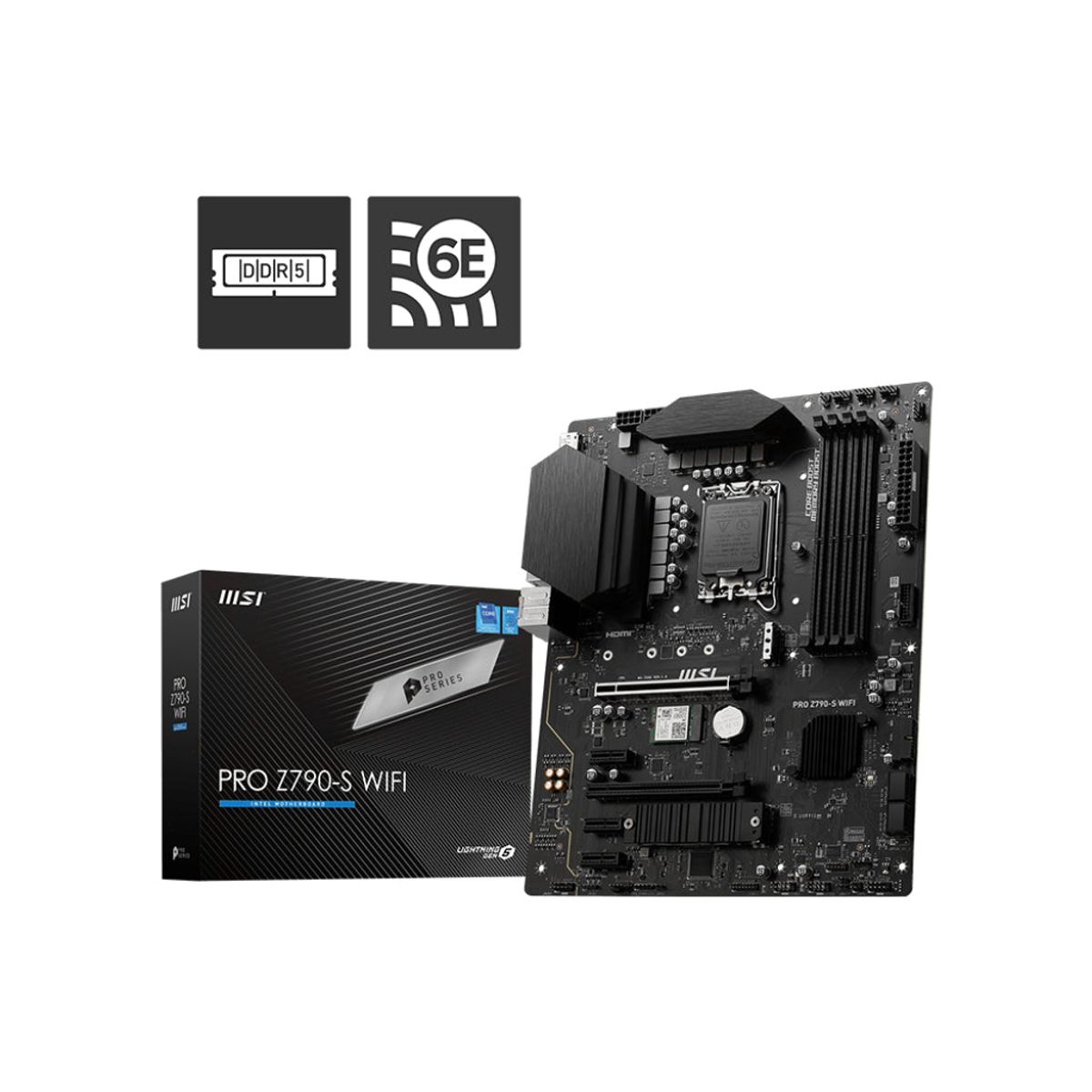 MSI PRO Z790-S Wifi ATX LGA1700 sokkel Intel Z790