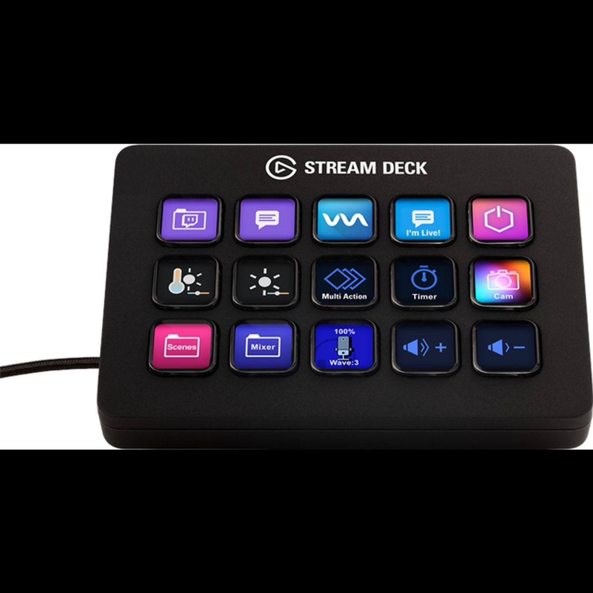 Elgato Stream Deck Tastatur Kabling