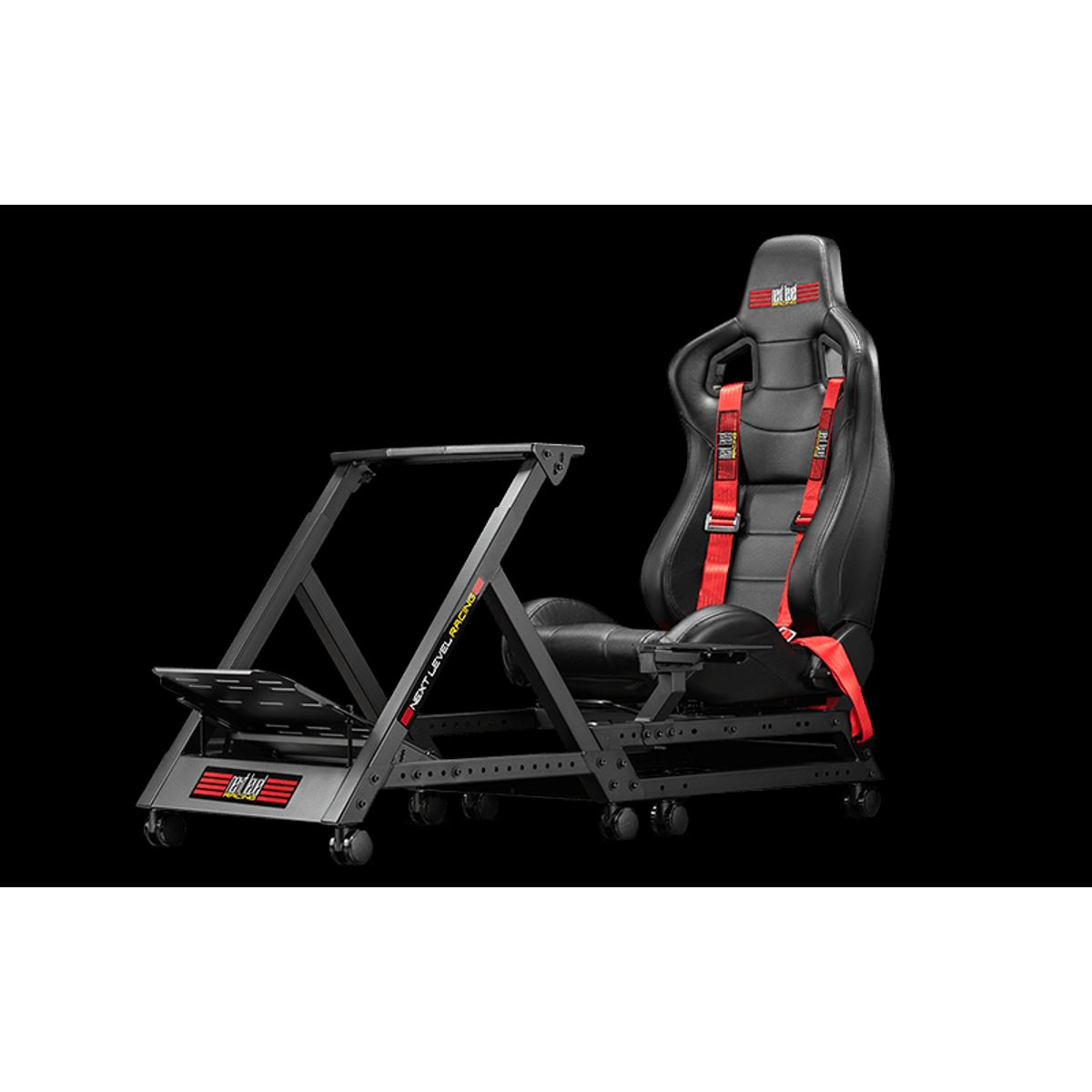 Next Level Racing GTtrack Racingseat Sort/Rød