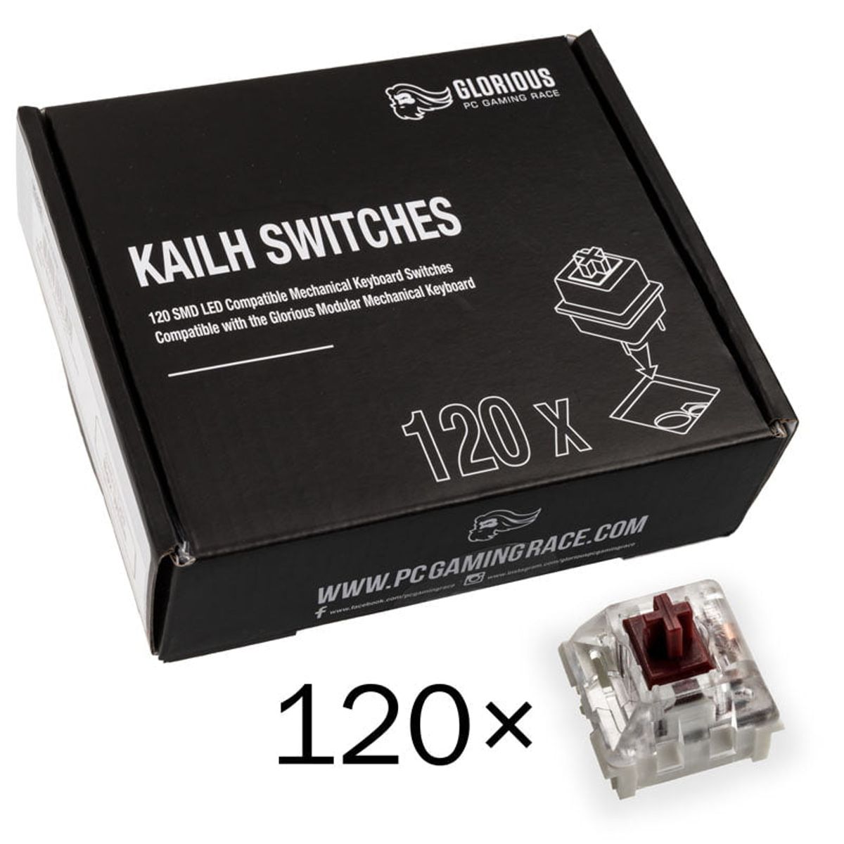 Glorious Kailh Speed Kobber Switches (120 Stk)