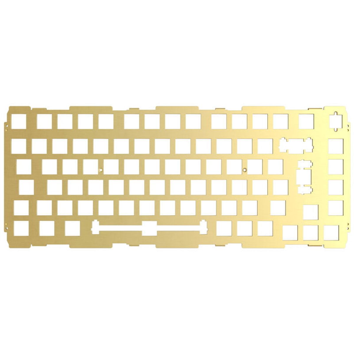 Glorious GMMK Pro 75% - Brass Switch Plate ISO