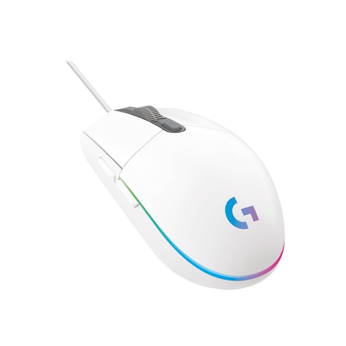 Logitech - G203 LIGHTSYNC Gaming Mouse White