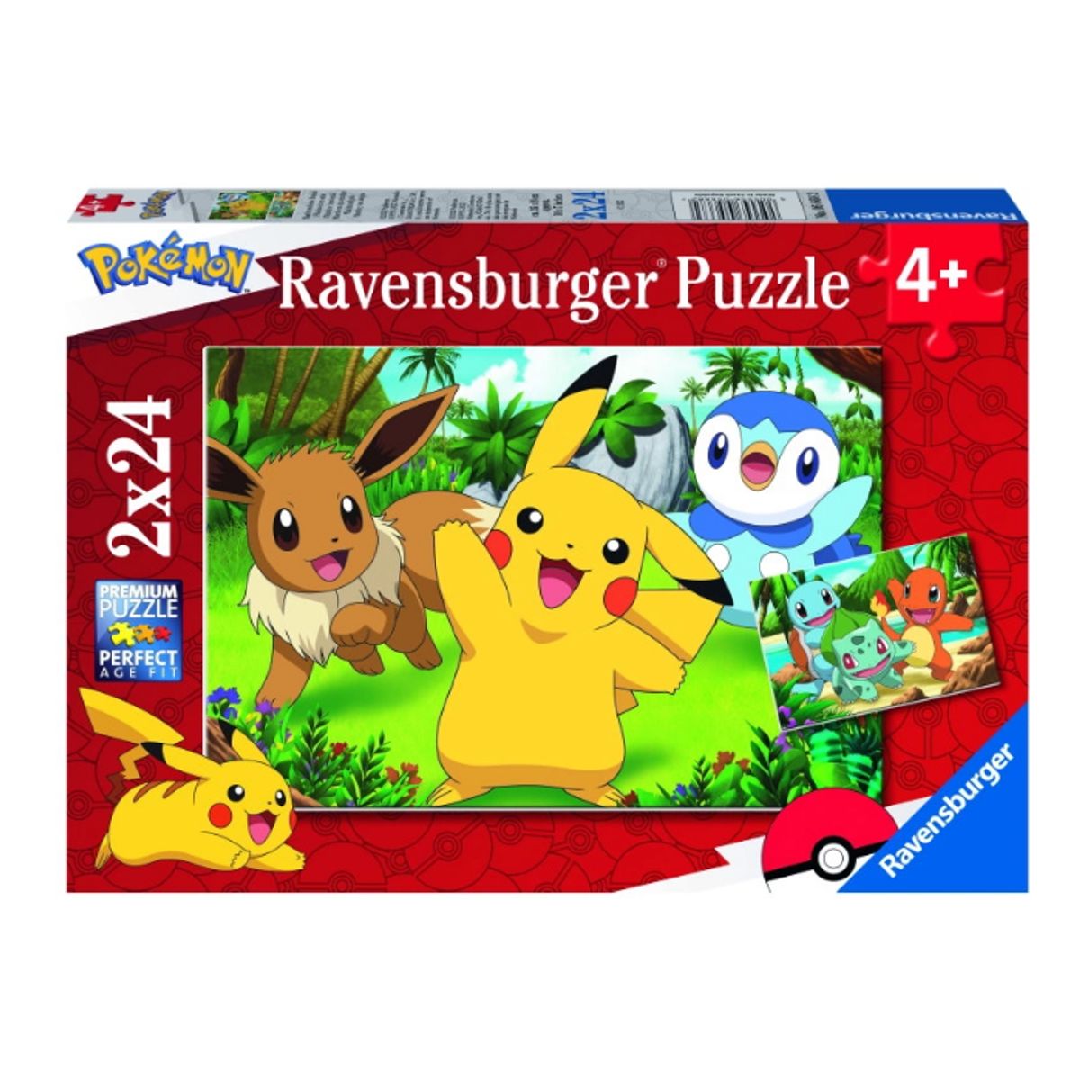 Ravensburger - Pokémon 2x24 Brikker