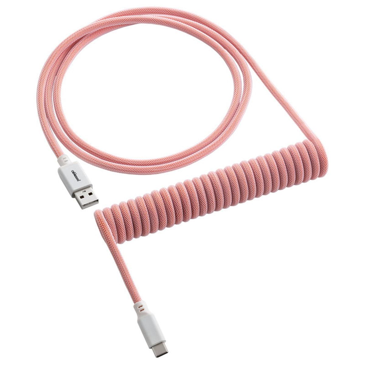 CableMod Classic Coiled Keyboard Cable USB-C to USB Type A, Orangesicle - 150cm