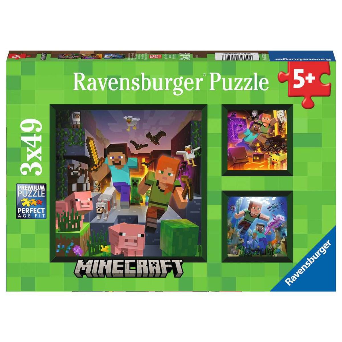 Ravensburger - Minecraft Biomes 3x49p - (10105621)