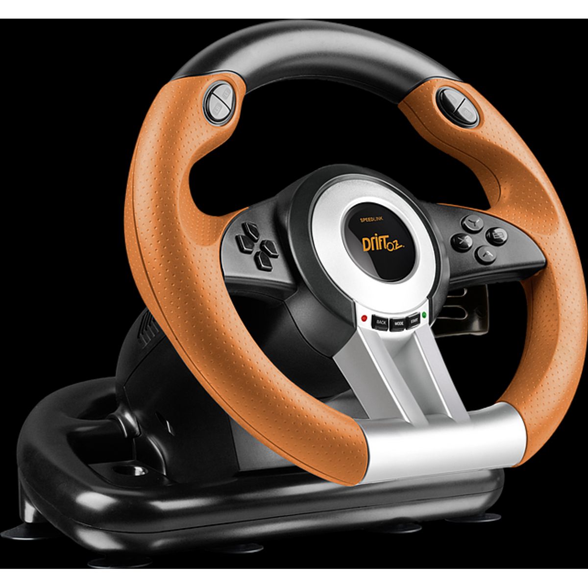 SpeedLink Drift O.Z. Racing Wheel - PC - Sort/Orange