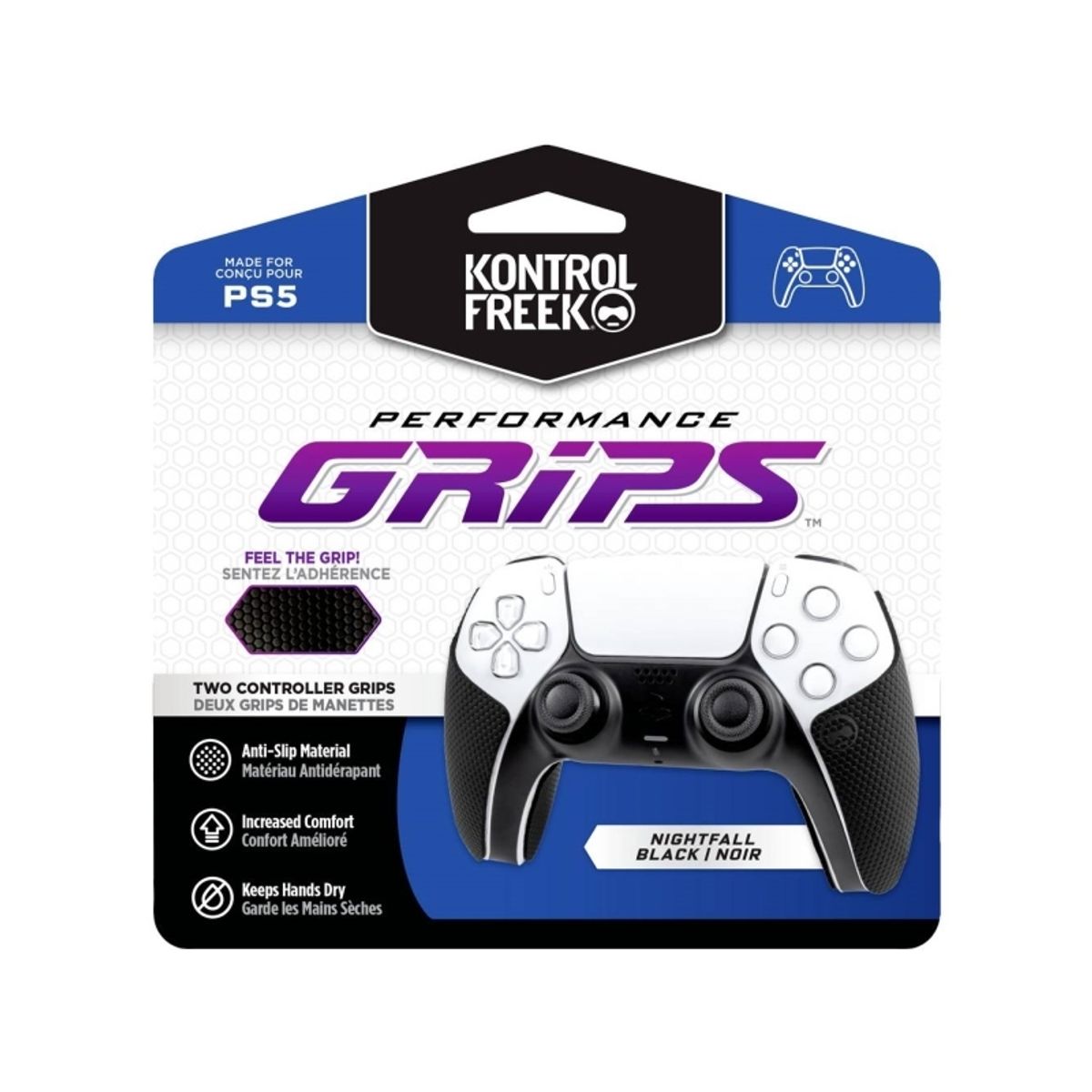 KontrolFreek - Performance Grips (Black) - PS5