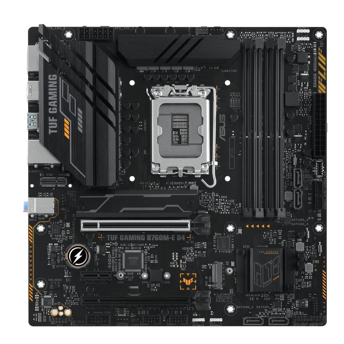 ASUS TUF GAMING B760M-E D4 (mATX, B760, LGA 1700, DDR4)