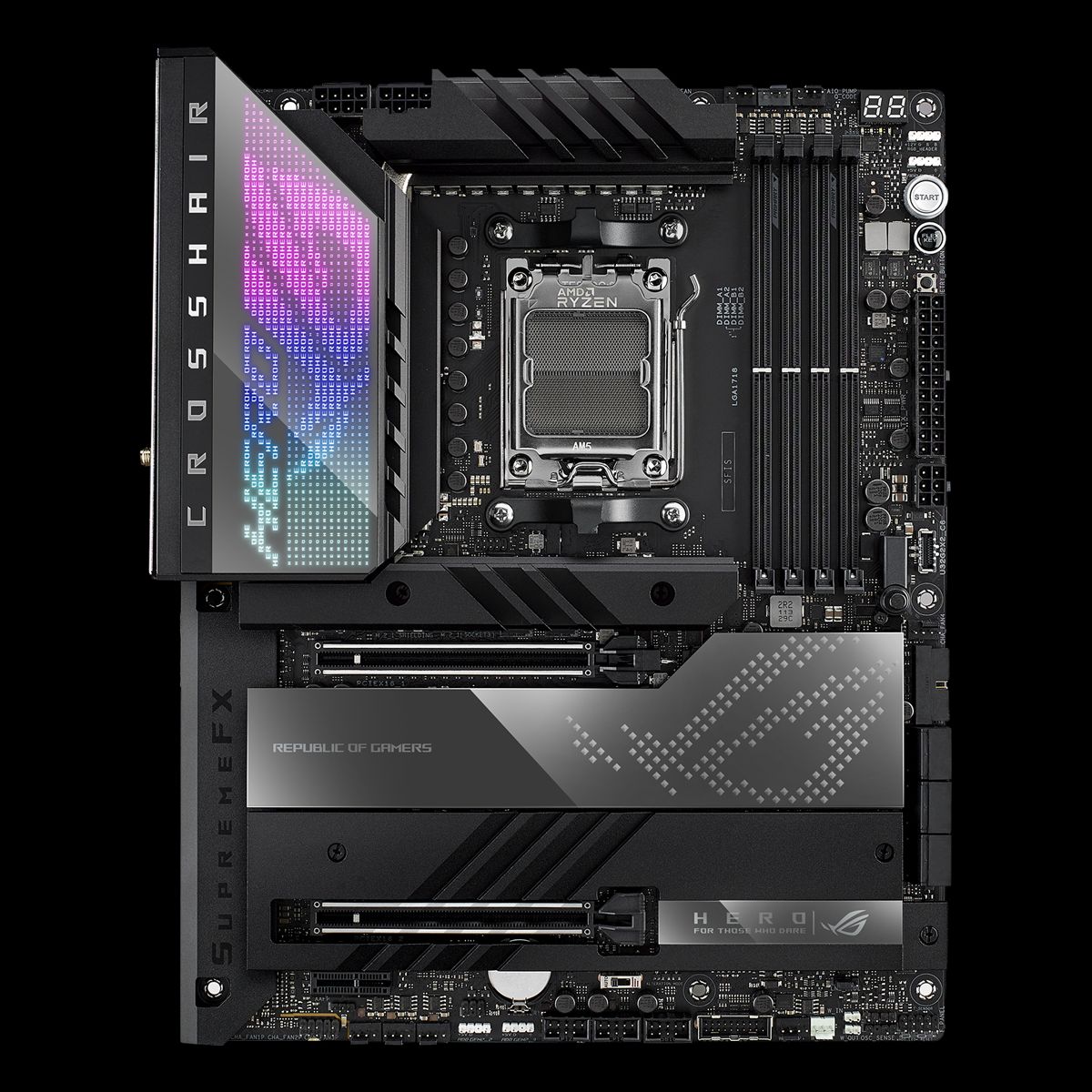 ASUS ROG CROSSHAIR X670E HERO (ATX, X670E, AM5) - Bundkort