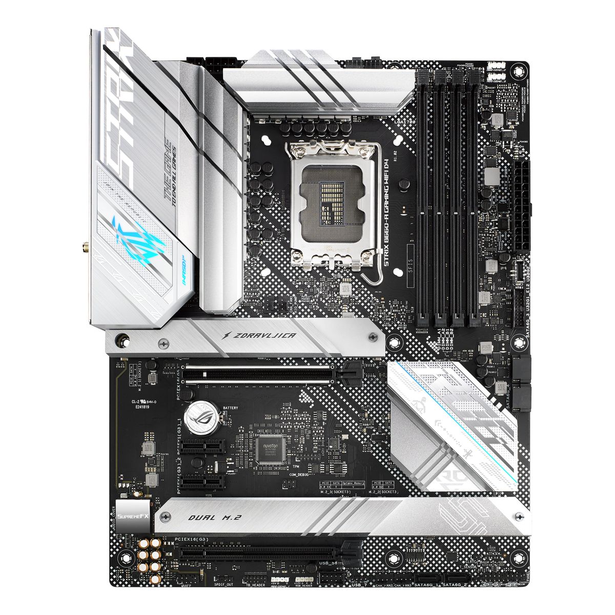 ASUS ROG STRIX B660-A GAMING WIFI D4 (ATX, B660, LGA 1700, DDR4) - Bundkort