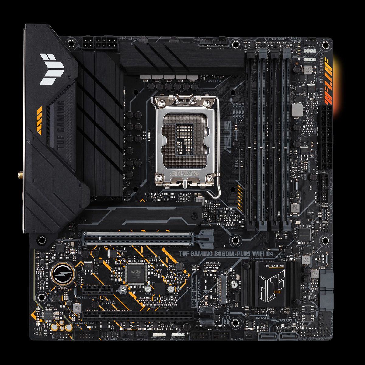 ASUS TUF GAMING B660M-PLUS WIFI D4 (mATX, B660, LGA 1700, DDR4)