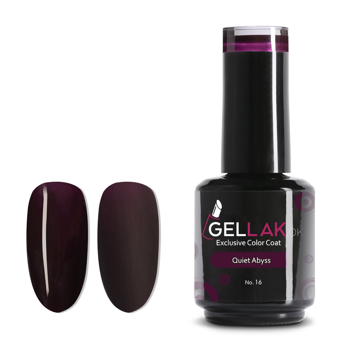 Gel Neglelak Blommefarvet | 15 ml | Quiet Abyss No. 16 | Gellak.dk