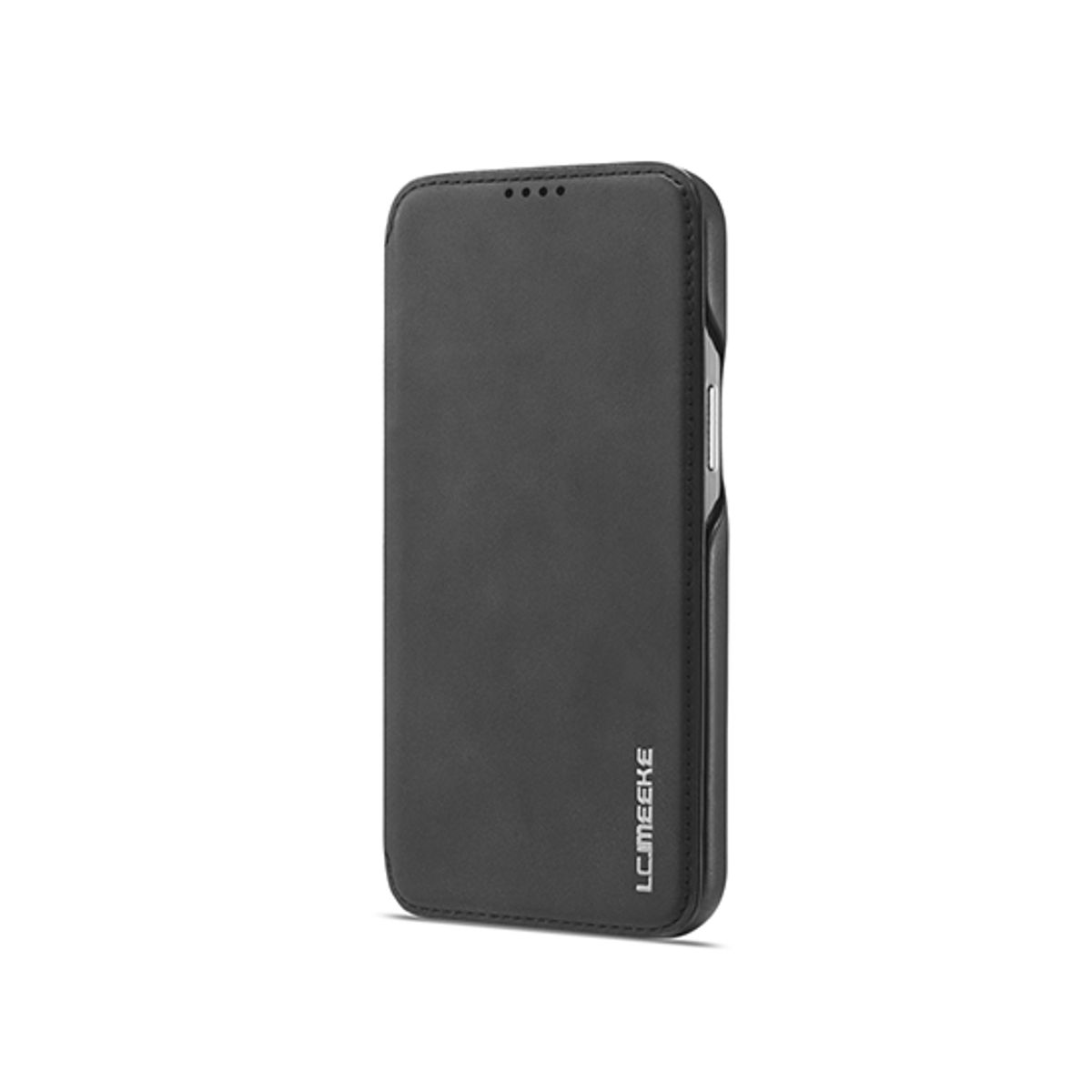 iPhone 13 Pro - LC.IMEEKE&trade; Læder Flip Cover M. Kortholder - Sort