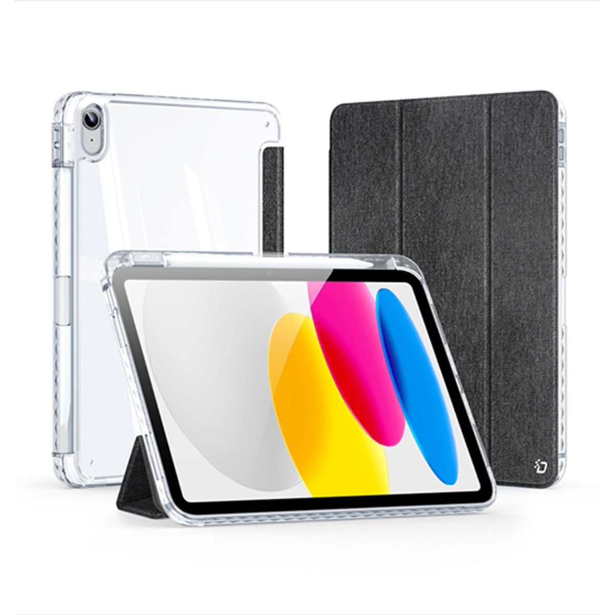 iPad Air 3 10.5" (2019) - DUX DUCIS® Unid Hybrid Trifold Cover - Sort