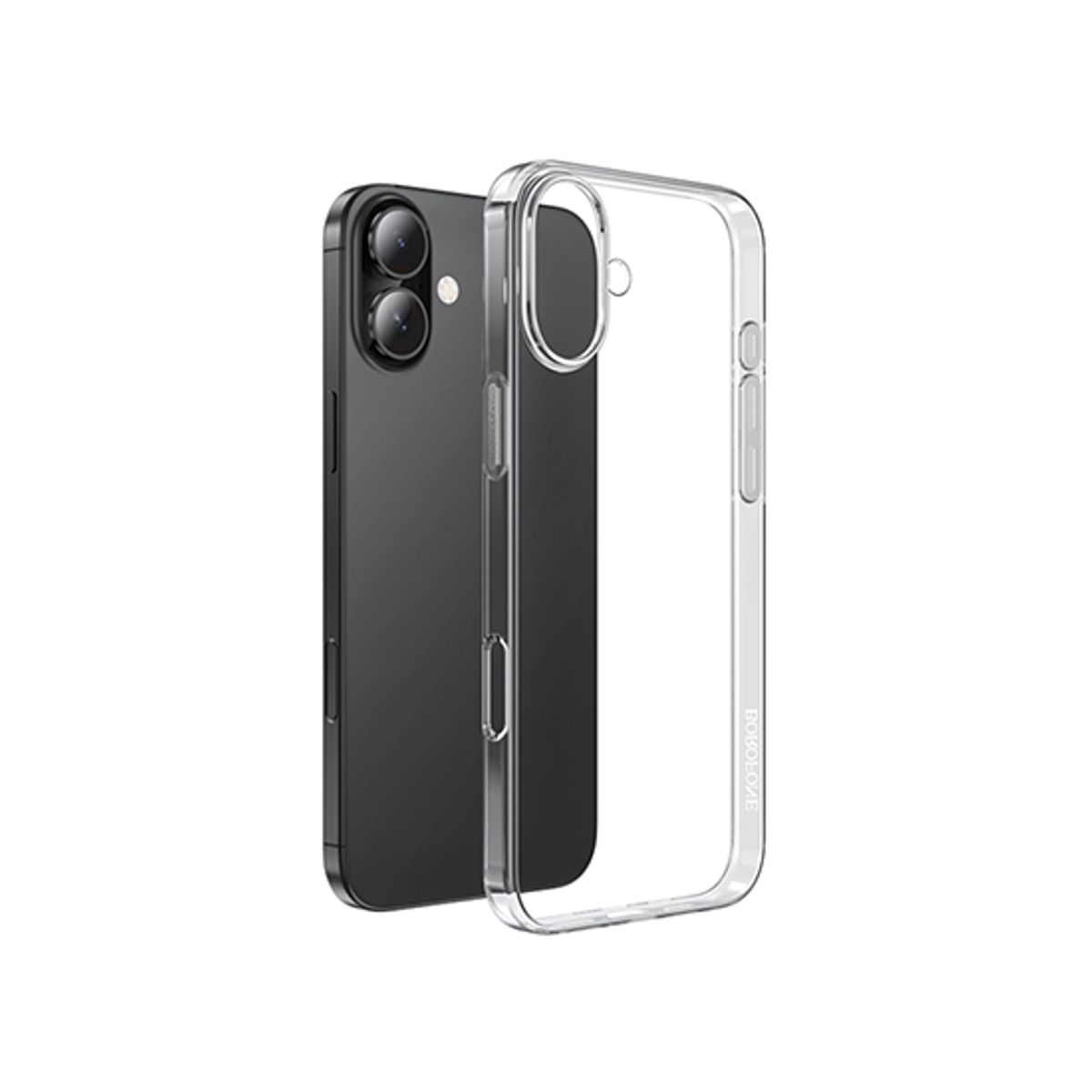 iPhone 16 - Borofone&trade; Silikone Cover - Gennemsigtig