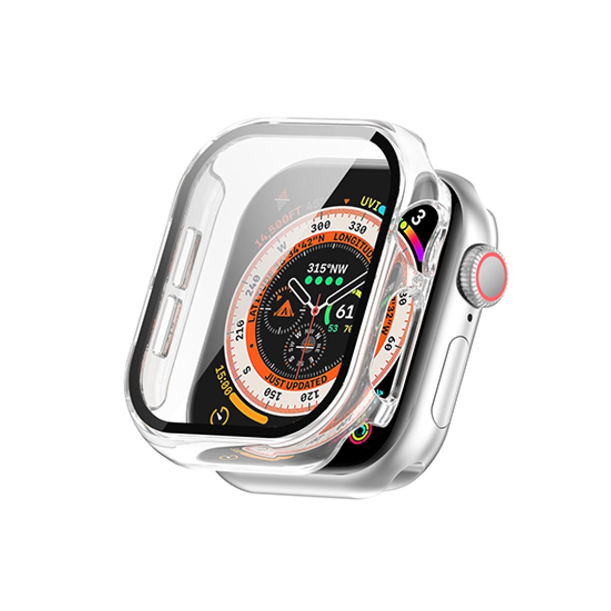 Apple Watch Series 10 (46mm) - NX 360° Full Cover - Gennemsigtig