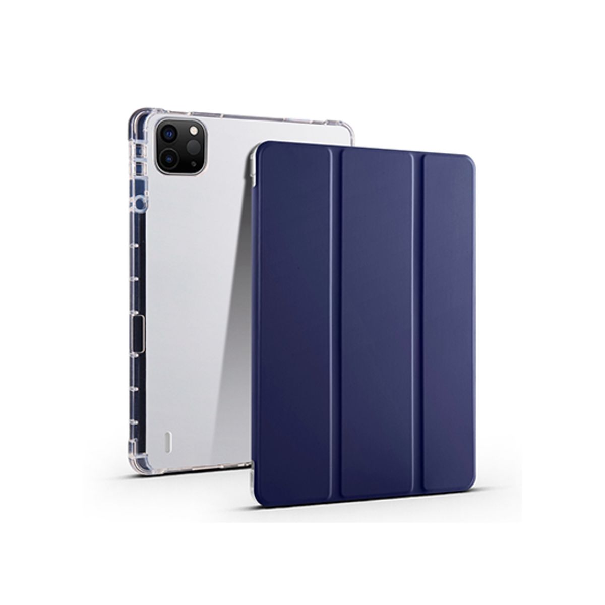 iPad Air 11" (2024) - LUX&trade; Trifold Hybrid Cover - Navy