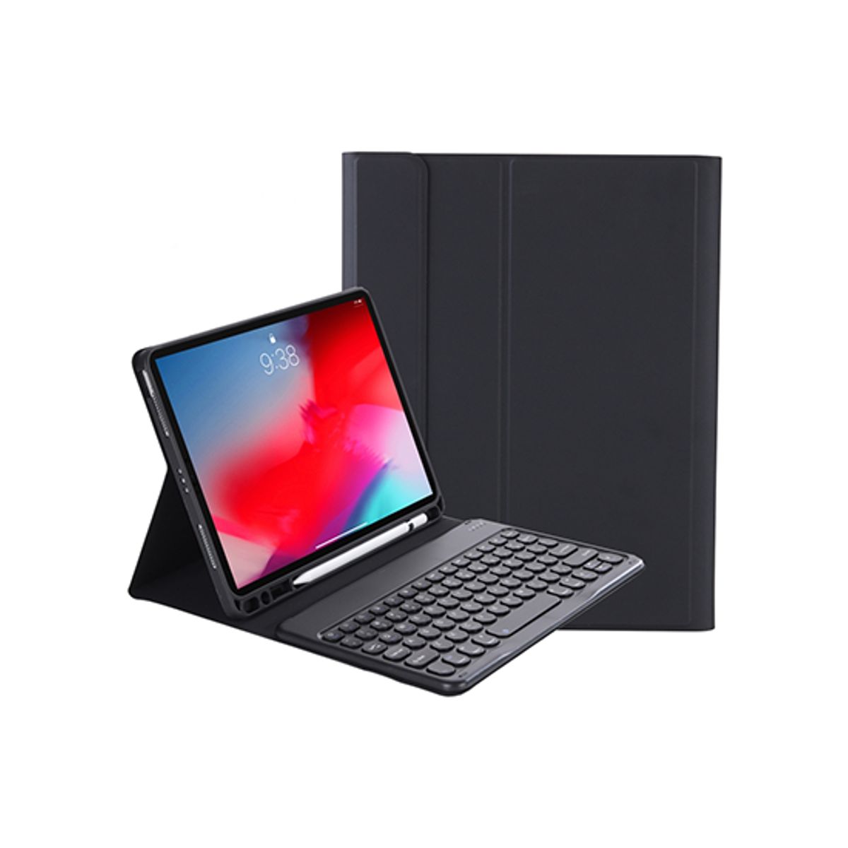 iPad Air 11" (2024) - TIMBRE&trade; Cover M. Trådløs Tastatur - Engelsk Layout - Sort