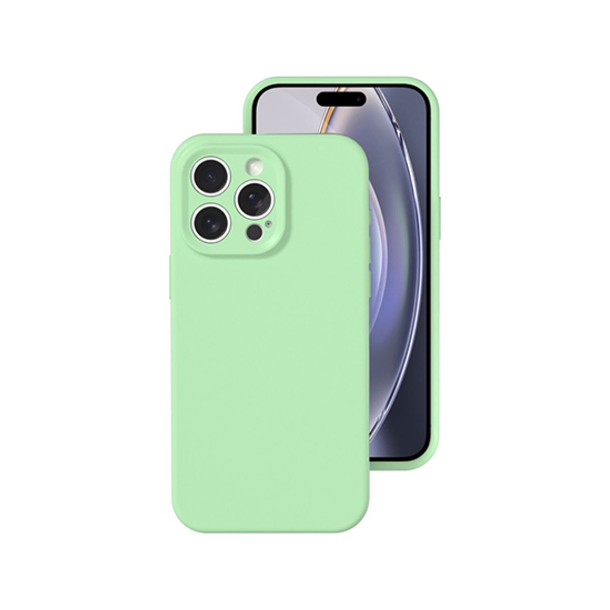 iPhone 16 Pro Max - Deluxe&trade; Jelly Silikone Cover - Mint Grøn